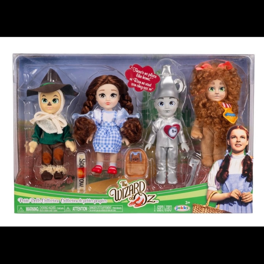 WIZARD OF OZ PETITE DOLL SET 6" DOROTHY TIN MAN SCARECROW WICKED